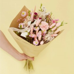 Bouquet classique - Joie rose