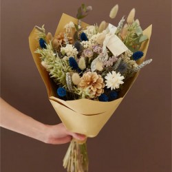 Bouquet classique - Givre argenté