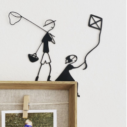 Décoration Murale - Le Pêcheur épuisette