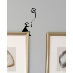 Décoration Murale - Fille au cerf volant
